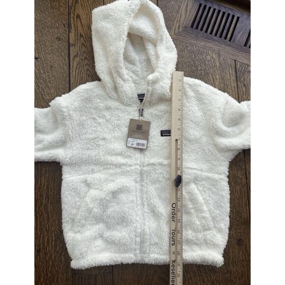 Patagonia Kids Los Gatos Hoody Jacket Birch White NWT Size Small 7-8 - Picture 10 of 10